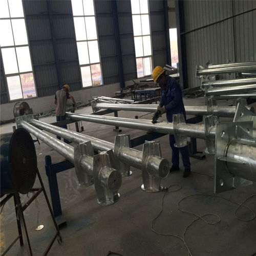 樂山市沐川縣t型八角邊立桿斑馬線行人禮讓系統l桿6.5 12米包運輸包卸貨